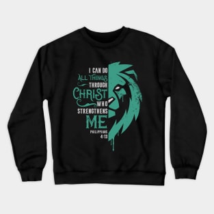 I Can Do All Things Religious Gifts for Women Christian Crewneck Sweatshirt